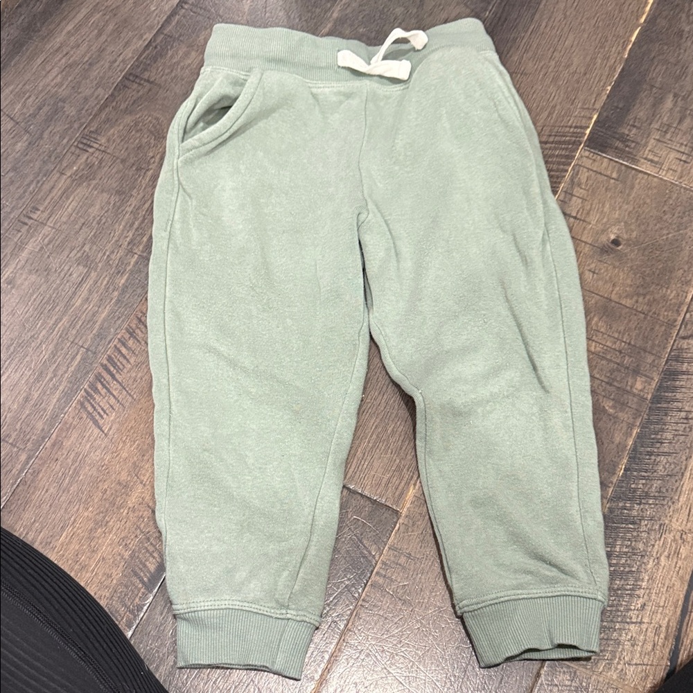 Green sweatpants